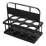 TOYANDONA Faltbarer Getränketräger aus Kunststoff mit Ergonomischem Griff Leichter Stabiler Flaschenkorb für Bier Wasser und Becher Praktischer Getränkekorb für Bar Wiederverwendbar