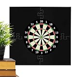 Dartboard Surround Ring – 4 Stück EVA-Schaumstoff-Backboard für 18-Zoll-Dart Board | schützender Dart-Backer mit Spleißplatten, Wandschild innen für den Con