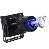 Mermaid USB Kamera 1080P Manueller Fokus Webcam mit Zoom 2.8-12mm Objektiv,High Speed 30fps/60fps/100fps Weitwinkel Web Cam für Streaming,Konferenz,USB2.0 UVC Kamera mit Ständer für Wandmontage