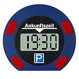 vsshe Elektronische Parkscheibe, Digitale Parkscheibe Auto, Digitale Parkuhr mit Taktungseinstellung, Parkscheibe Elektrisch | Doppelseitiges Großdisplay, präzise Zeitmessung, Rund Elektrische Parkuhr
