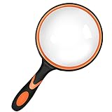 100mm Große Lupe für Kinder Forscher, Kinderlupe Lupen, Fach Groß Leselupe Vergrößerungsglas Senioren, Handlupe Leselupen Vergrößerungsglas Vergrößerungslupe Testsieger Magnifying Glass Magnifier
