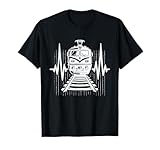 E-Lok Herzschlag Lok Zugführer Puls EKG Modellbahn T-Shirt