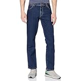 Wrangler Herren Texas Straight Jeans, Darkstone Blue, 34W / 32L EU