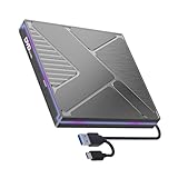 Kompatibel mit mehreren Systemen, USB-3.0- und Typ-C-Design, schnelle Lesegeschwindigkeit, Schreibfunktion, Disc-Brenn-Lesegerät