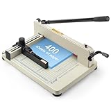 Ecraft Robuster 30,5 cm Schneidemaschine – 400 Blatt Kapazität, massiver Stahl mit HSS-Klinge, industrieller kommerzieller Trimmer für Büro, Schule, Druckerei, Sicherheitsschloss und transparente