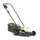 Murray Rasenmäher Elektro 2-in-1 LE320E - Kleiner Rasenmäher Elektrisch 1200W/32cm mit Grasfangbox 27L für Kleine Rasenflächen - Elektro Rasenmäher mit Ergonomischer Softgriff und Überlastschutz
