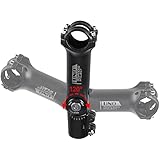 BESNIN Verstellbarer Fahrradvorbau 0-120 Grad für 31,8 mm 90mm/110mm Vorbau, Verstellbarer MTB Vorbau Mountainbike Lenkervorbau für Fahrrad, Rennrad, MTB, BMX, Radsport (B Style 110 mm)