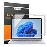 MEGOO [2 Stück] Displayschutzfolie für Microsoft Surface Laptop Studio 2/1(14,4 Zoll), einfache Installation,kratzfest/Hülle und Oberflächenstift-freundlich, gehärtetes Glas