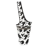 LOIJMK Bedruckte Yogamatten- für Frauen. Die Yogamatten- bietet Platz für mehr Yoga-Zubehör und passt auf die meisten Mattengrößen Henkel Für Taschen Metall (B, One Size)