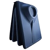 Packshi® - Reiseetui mit Harter Hülle für Hemden mit doppelseitigem Klapp-Pad. Das EINZIGE wirklich faltenfreie/knitterfest Packen. EIN sehr Elegantes Geschenk, Business Zubehörtei (Marineblau)