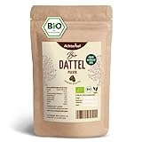 Bio Dattel Pulver 250g | natürlicher, aromatischer Zuckerersatz beim Backen, Kochen, in Shakes oder im Müsli | naturrein und vegan | vom Achterhof