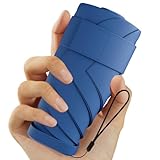 Copulan Kompakter Mini-Reiseschirm, aus umweltfreundlichen Materialien, ultraleicht, sonnen- und regenbeständiger kleiner Regenschirm, Taschenschirm, Geschenk
