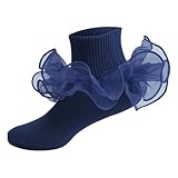 Cocila Children'S Socks With Lace Girls Ankle Kids Dance Sock For Cute Baby Frilly Socken Herren Sport Kurzsocken Kinder Lustig Warme Kuschelsocken Damen Arbeitssocken Sneaker Weiß Sportsocken
