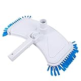 Luxshiny 1Stück Schwimmbad Reinigungswerkzeug Saugkopf mit Bürsten für Effektive von Poolwänden und Böden Langlebig und Sicher für Saunen und Schwimmbäder