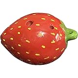 Fopytu 6 Loch Ocarina Strawberry -Form Ocarina Tragbares Ocarina Musikinstrument Für Musikliebhaber Anfänger Professionaler Performer