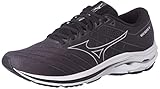 Mizuno Herren Wave Inspire 18 Laufschuh, Schwarz Silber Ebenholz, 44.5 EU