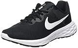Nike Damen Revolution 6 Laufschuh, Black/White-Dk Smoke Grey-Cool, 40.5 EU