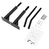 Klimmzugstange Wandmontage Pull Up Bar Stabil Stahl Chin Up Bar Krafttraining für Zuhause und Gym schwarz 200kg