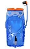 Source Wasserbehälter Widepac Trinkblase, transparent/Blau, 2 Liter