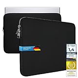 Neopren Schutzhülle Universal Laptoptasche Notebooktasche Neoprenhülle für Notebook (17,1-Zoll) & MacBook (17 Zoll) schwarz