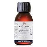 Naissance Jojobaöl Gold (Nr. 233) - 100ml - Naturreines Kaltgepresstes Pflegeöl für Haare Kopfhaut, Bart, Haut, Körper, Gesicht, Massage, Kosmetik - Veganische Hautpflege