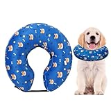 Halskrause für Hunde – Weiches, verstellbares Halsband gegen Lecken für Katzen – Erholungskegel für Katzen zur Pflege von Wunden und Vorbeugung von Lecken nach Operationen Sterilisation