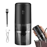 Raxove Wiederaufladbare Kaffeemühle, Kaffeemaschine mit Mahlwerk | Leichte Kaffeemühle, robuste Kaffeemaschine | Wiederaufladbare Espressomühle für Reisen, Camping, Autofahren, Heimbüros