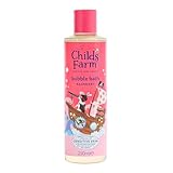 Childs Farm Schaumbad für Kinder, Himbeere, reinigt sanft und beruhigt, geeignet für trockene, empfindliche Haut, 250 ml