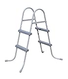Bestway Poolleiter Pool Leiter Sicherheitsleiter 2 Stufen 76 bis 84cm Ultra-Frame Quick-Up Poolzubeh