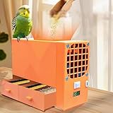 Blasmaschine für Vogelfutter, Effizienter Schalenspalter mit doppelter Schublade, Digitalanzeige für Hirse und Getreideverarbeitung