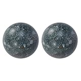 SUPVOX Gesundheits-Übungsball für den Handballen, für die Gesundheit älterer Menschen, 2 St. (schwarz)