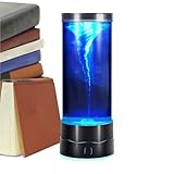 Generisch Cyclone Illumination – Kompakte -Vitrine, Rainbow Spectrum Diode Tabletop Glow | Faszinierendes Fluid-Motion-Therapie-Ornament, kreative dynamische Aura-Befestigung, gemütliche