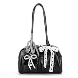 ITRHJTGP Damen Unterarm Clutch Bag Für Reisen Vintage Tasche PU Ledertasche for Damen Version Umhängetasche Doppeltaschen Handtasche mit Innentasche(Color1)