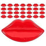 Homoyoyo 50 Stück Bunte Puppen mundteile und Lippenknöpfe für DIY Basteln Vielseitige Kleidungsknöpfe Kreative Puppen gesichtsdekoration für Anzug Deko projekte