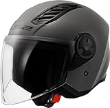 LS2, Jet-Motorradhelm Airflow II Nardo Grey, L