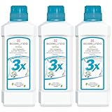 Biobellinda 3er Set 3x Ultrakonzentrierter Textilaufheller 750 Gr | Bleichmittel für strahlend weiße sowie bunte Wäsche | gegen hartnäckige Flecken | Hygienereiniger