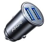 AINOPE Zigarettenanzünder USB 4.8A 12v USB Adapter Auto ladegerät Super Mini schnellladegerät Metall kfz ladegerät USB für iPhone 16/15/14/13/Pro Max Plus, Samsung 24, Galaxy, iPad