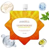 Ultrawhite Airy-Fit Sonnenschutz LSF 50 PA++++, UVA/UVB Breitspektrum-Sonnenschutz, Nicht fettend, Wasserfestes Sonnenschutzmittel für Gesicht und Körper, Reisegröße (1)
