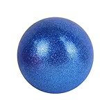 Kleiner Yogaball – 15 cm Pilates Gymnastics Ball für Stabilität | Balance von Mittelkrafttrainingsgeräten Trainer Pilates Zubehör Glitter für Frauen Kindertraining