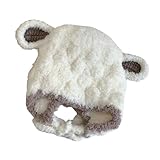 TOPPERFUN 1Stück Süßer Plüschhut für Warmhaltender Winter Ohrenhut für Kleinkinder für Monate Jahre Farbhut