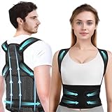 Feelyhee Geradehalter Haltungskorrektur Rücken für Damen Herren, Schultergurt Posture Corrector für Men Women, Gerader Rücken Geradehalter, Ruckenhalterung Korrektur, Camelback-Korrekturgürtel（L）