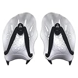 Schwimmpaddel - Schwimmausrüstung für Erwachsene | Schwimmhilfen für Erwachsene | 8,6*15 Zoll, Silikonband, PC -Board, Schwimmtrainingsleistungspaddel mit Silikonstreifen Handflossen Schwimmstraining