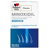 Minoxidil DoppelherzPharma 50mg/ml (5%) Lösung zur Anwendung auf der Haut (Kopfhaut) – Arzneimittel zur Behandlung von anlagebedingtem Haarausfall bei Männern (3x 60ml)