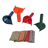 SIXRUN Münzzählrohr, Multifunktionales, Vielseitiges Münzsortierset für Büros, Restaurants, Häuser, Kunststoff, Orange, Grün, Blau, Rot, für Einzelpersonen