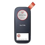 SanDisk 2TB Portable SSD - bis zu 800 MB/Sek. Lesegeschwindigkeit, USB 3.2 Gen 2