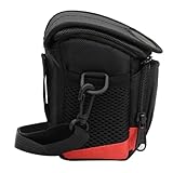 HIAKDOFT Kompakte Kamera Umhängetasche aus wasserdichtem Material mit stoßfestem Schutz verstellbarem Schultergurt passend für Sony und Digitale Systemkameras für Reisen und