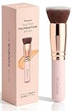 Make-Up Pinsel Kabuki Schminkpinsel Kosmetikpinsel - Foundation Pinsel - Ideal für Cremige, Pudrige oder Flüssige Foundation - Dichte Synthetische Premium Pinselhaare - Super Geschenkidee