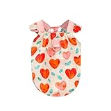 Weste Haustier Sommerkleidung Haustierkleidung Frühling Sommer Produkte Heimtierbedarf Kleiner Hund 24 Pfirsichherz-Shirt (XL)