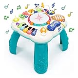Spielzeug Ab 1 Jahr - Baby Spielzeug 6 in 1 Spieltisch Kinderspielzeug ab 1 2 Jahre 9 Monate Geschenke Geburtstag ab 1 Jahr Kinder Mädchen Jungen Spiel Activity Center Baby Musikspielzeug