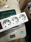 3 Fach Steckdosenadapter Steckdosenverteiler Doppelstecker für Steckdose Steckdose für Büro Hause Reisen